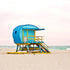 Blue #3 Lifeguard Stand Miami Beach